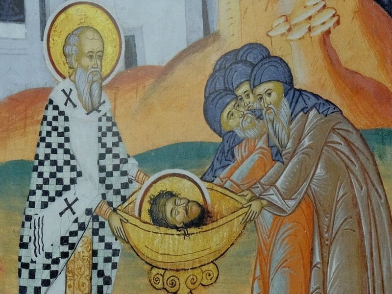 SINAXAR – 25 Mai – A treia aflare a capului Sfântului Proroc Ioan Botezătorul