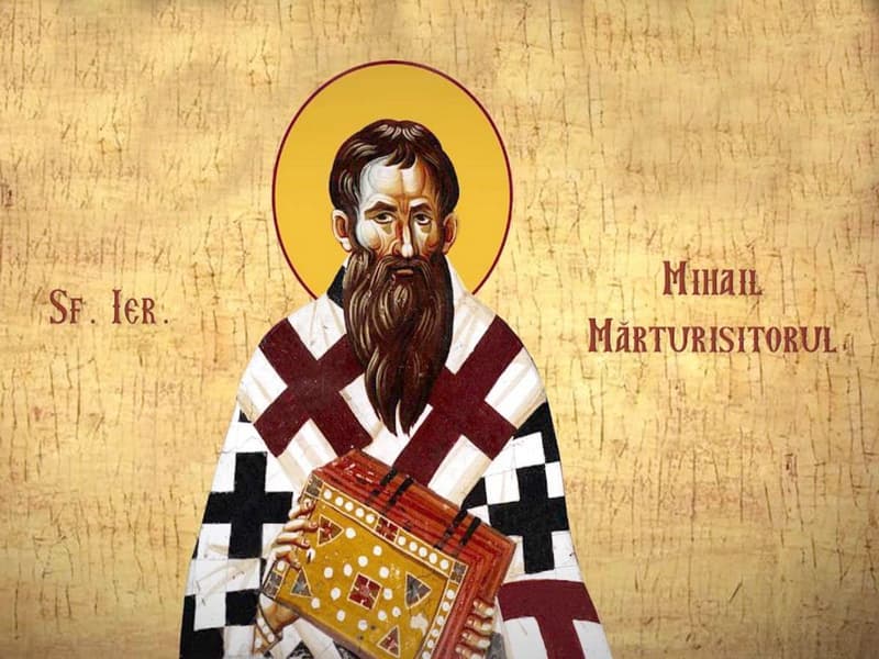 SINAXAR – 23 Mai – Sfântul Ierarh Mihail Mărturisitorul; Sfânta Mironosiţă Maria lui Cleopa
