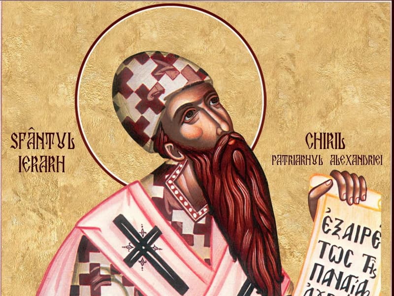 SINAXAR – 9 Iunie – Sf. Ierarh Chiril, Arhiepiscopul Alexandriei