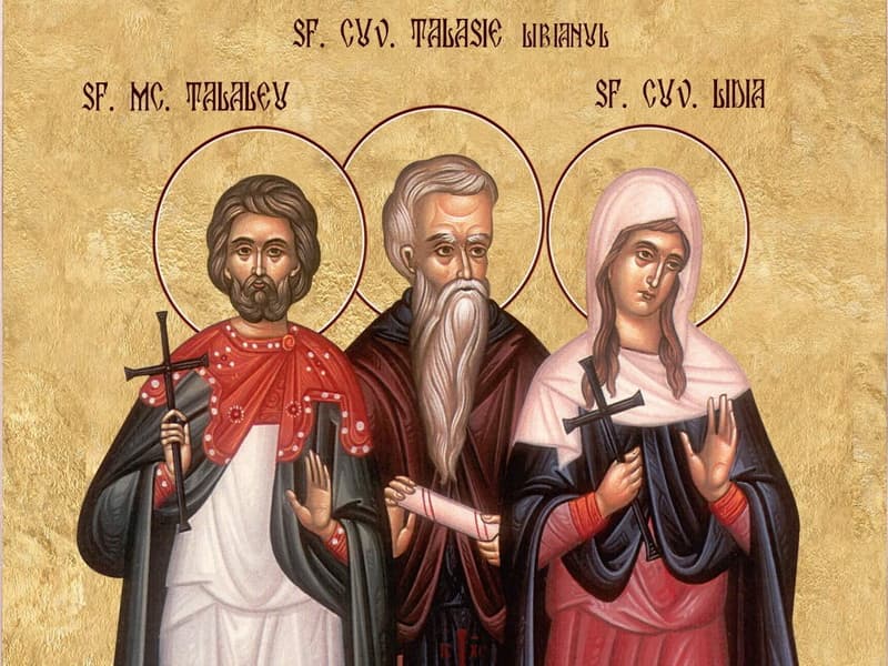 SINAXAR – 20 Mai – Sfântul Mucenic Talaleu; Sfântul Cuvios Talasie; Sfânta Lidia din Filipi
