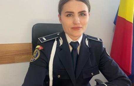 Tânăra cu cea mai mare medie de absolvire a școlii de poliție, din Botoșani, este din Hilișeu Horia și a studiat la Dorohoi