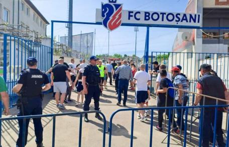 Măsuri de ordine publică la meciul de fotbal dintre FC Botoșani și FC Voluntari