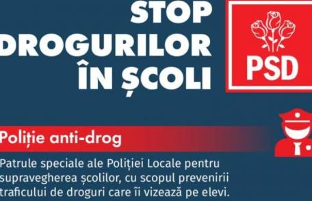 Primarul Cosmin Andrei anunță Poliție Anti-Drog și programe de consiliere în școli pentru prevenirea consumului de droguri