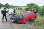 accident matiz rasturnat