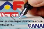 anaf lista datornici