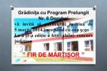 Fir de Martisor - Gradinita Nr.8 Dorohoi