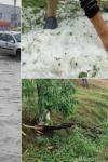 Furtunile au făcut prăpăd în țară! Străzi inundate și grădini distruse: „A bătut piatra. A dărâmat tot”