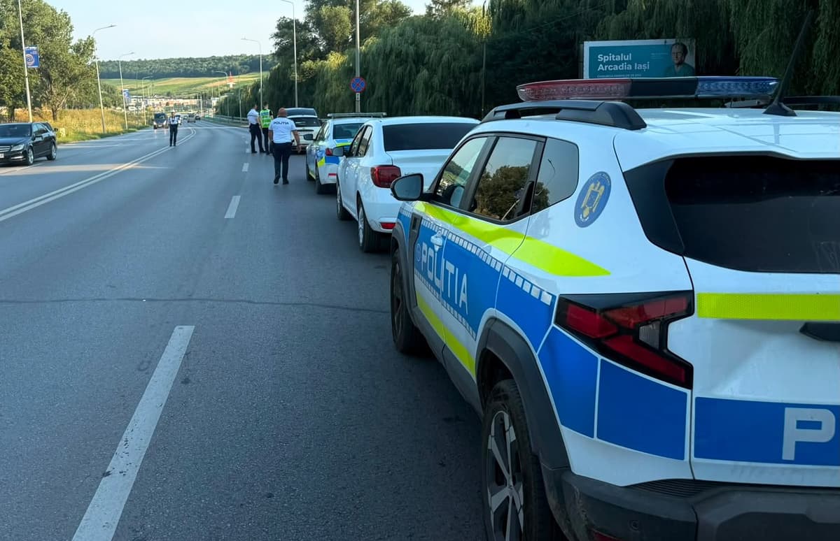 Razie a polițiștilor, 224 de sancțiuni contravenționale aplicate de polițiști