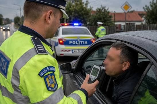 Șoferi reținuți 24 de ore pentru conducerea unui vehicul sub influența băuturilor alcoolice