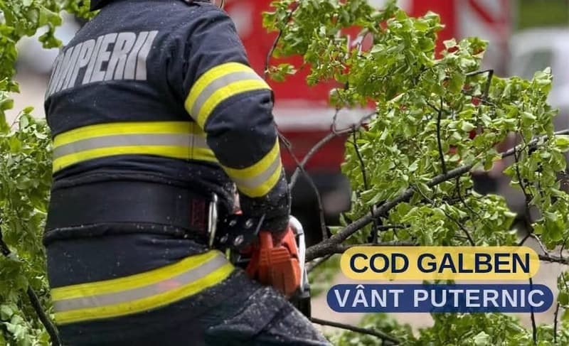 Atenție, vânt puternic pentru o parte din județul Botoșani