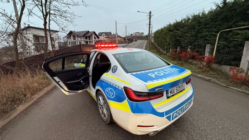 Un tânăr fără permis de conducere a încercat să se sustragă controlului polițiștilor