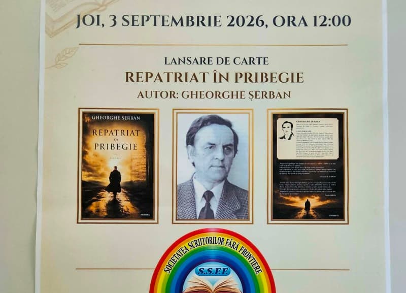 Lansare de carte la Biblioteca Municipală „Păstorel Teodoreanu” Dorohoi: Repatriat în pribegie