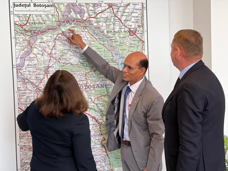 Ambasadorul Republicii India în România, în vizită la Botoșani