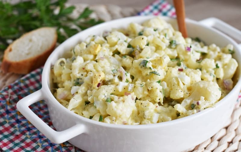 Salată de conopidă cu maioneză