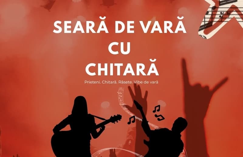 Vara asta nu stăm pe canapea! Seara de Vară cu Chitară în Parcul Cholet Dorohoi