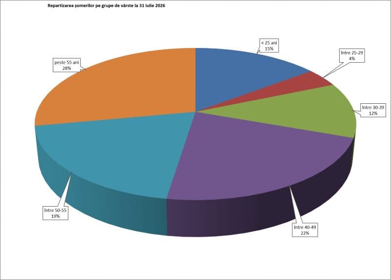 3,89% - rata șomajului înregistrat în evidențele AJOFM Botoșani în luna iulie 2026