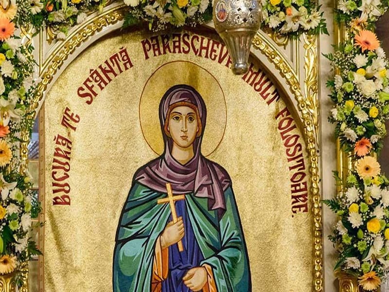 SINAXAR – 14 Octombrie – Sf. Cuvioasă Parascheva de la Iaşi