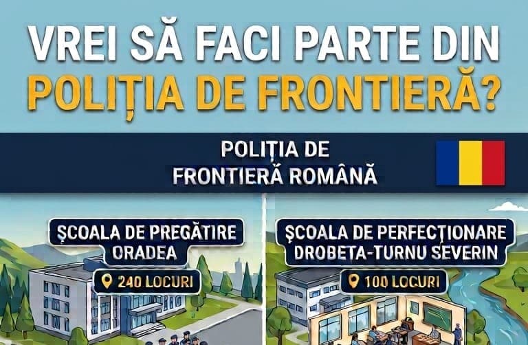 Vrei să faci parte din Poliția de Frontieră? Acum ai o oportunitate la o carieră în uniformă!