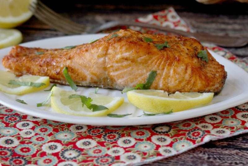 File de somon în air fryer