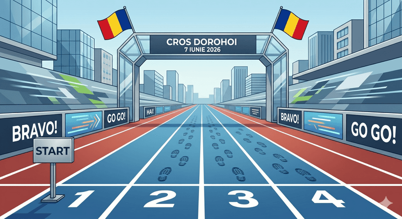 Elisabeta Lipă: Haideți să punem tinerii în mișcare la Dorohoi! Aleargă la „CROS ANUL NADIA COMĂNECI 2026”!