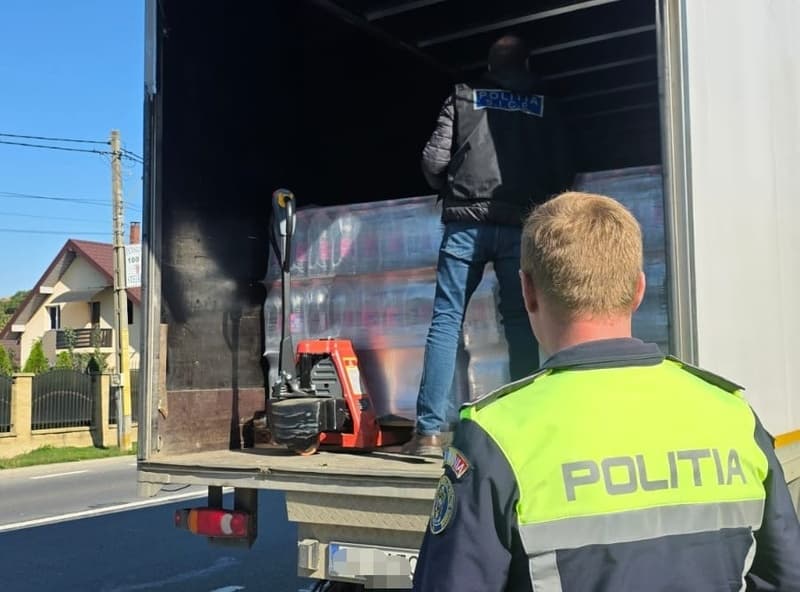 Acțiune a polițiștilor botoșăneni: Transportatorii de cereale verificați la documente