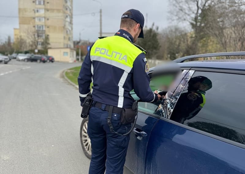 Probleme mari pentru un șofer din Concești după ce a fost oprit în trafic