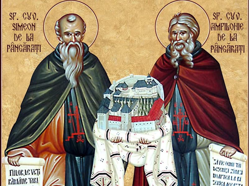 SINAXAR – 7 Septembrie – Sf. Cuv. Simeon şi Amfilohie de la Pângăraţi; Sf. Mc. Sozont