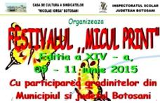 Copii din Dorohoi câștigatori la Festivalul Concurs „MICUL PRINŢ” ediția  a XIV -a, Botoșani 2015