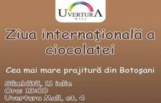 Tentaţii dulci la Uvertura Mall – cea mai mare prajitură de ciocolată din Botoşani