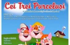 Teatrul Vasilache invită toți copii la spectacolul „Cei trei purceluşi”. Vezi când va avea loc!