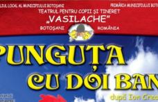 Vezi ce spectacol a pregătit Teatrul „Vasilache” în această Duminică pentru preșcolari și școlari!