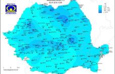 Ger siberian în România în a doua zi din 2016! S-au înregistrat -24 de grade la ora 09:00. Iată harta frigului