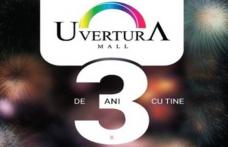 Uvertura Mall - De 3 ani cu tine! Evenimentele aniversare s-au încheiat cu șampanie și un tort delicios