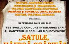 Festivalul concurs „Satule, mândră grădină” ediția XXXVII. Vezi unde și când se desfășoară!