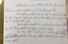 Ciorna uitată în bancă de un elev, i-a făcut să plângă pe profesori. „Timpul se scurge repede...”