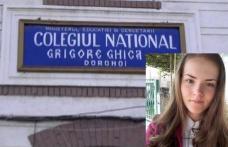 Liliana Clim, absolventa Colegiului Național „Grigore Ghica” Dorohoi, cu 10 la bacalaureat