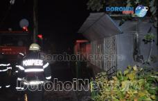 Pompierii dorohoieni puși în alertă din cauza unui incendiu izbucnit pe strada 1 Decembrie din Dorohoi - FOTO