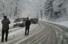 Strat de zăpadă de 26 de cm în România