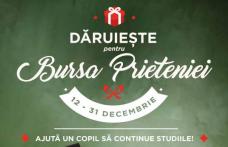 „Dăruiește pentru Bursa Prieteniei!” și ajută un copil să își continue studiile!