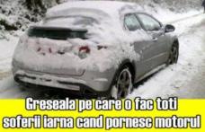 Greșeala pe care o fac toți șoferii iarna când pornesc motorul