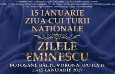 Ziua Culturii Naționale 15 ianuarie - ZILELE EMINESCU - ediţia a XLVIII