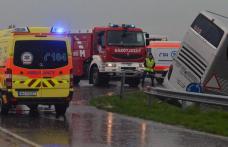 Accident cu un autocar românesc la graniţa cu Ungaria: 3 morţi şi 7 răniţi. Vama Nădlac a fost închisă!