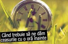 Când trecem la ora de vară 2017. Trebuie să dăm ceasurile cu o oră înainte