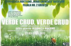 Dublă expoziţie a artistei plastice Veronica Mocanu, la Biblioteca Judeţeană Botoşani