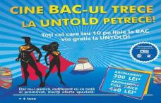 Elevii care iau 10 la Bac primesc abonamente la festivalurile Untold si Neversea, plus bani de buzunar