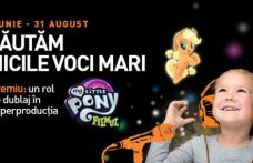 Cinema City porneşte din nou în căutarea „Micilor Voci Mari”. Câştigătorii vor fi premiaţi cu roluri de dublaj în animaţia „My Little Pony”