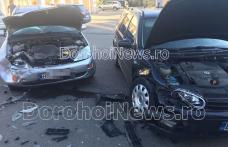 Accident! Două mașini s-au ciocnit pe strada Sașa Pană din Dorohoi - FOTO