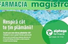 Campanie în Farmacia Magistra Dorohoi: Serviciu GRATUIT de screening - Măsurarea vârstei pulmonare