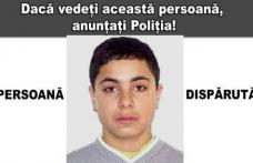 Persoană dispărută: Poliția caută un tânăr care a plecat și nu a mai revenit la domiciliu