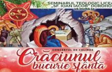 Seminarul Teologic Dorohoi vă invită la Concertul de colinde „Crăciunul, bucurie sfântă”